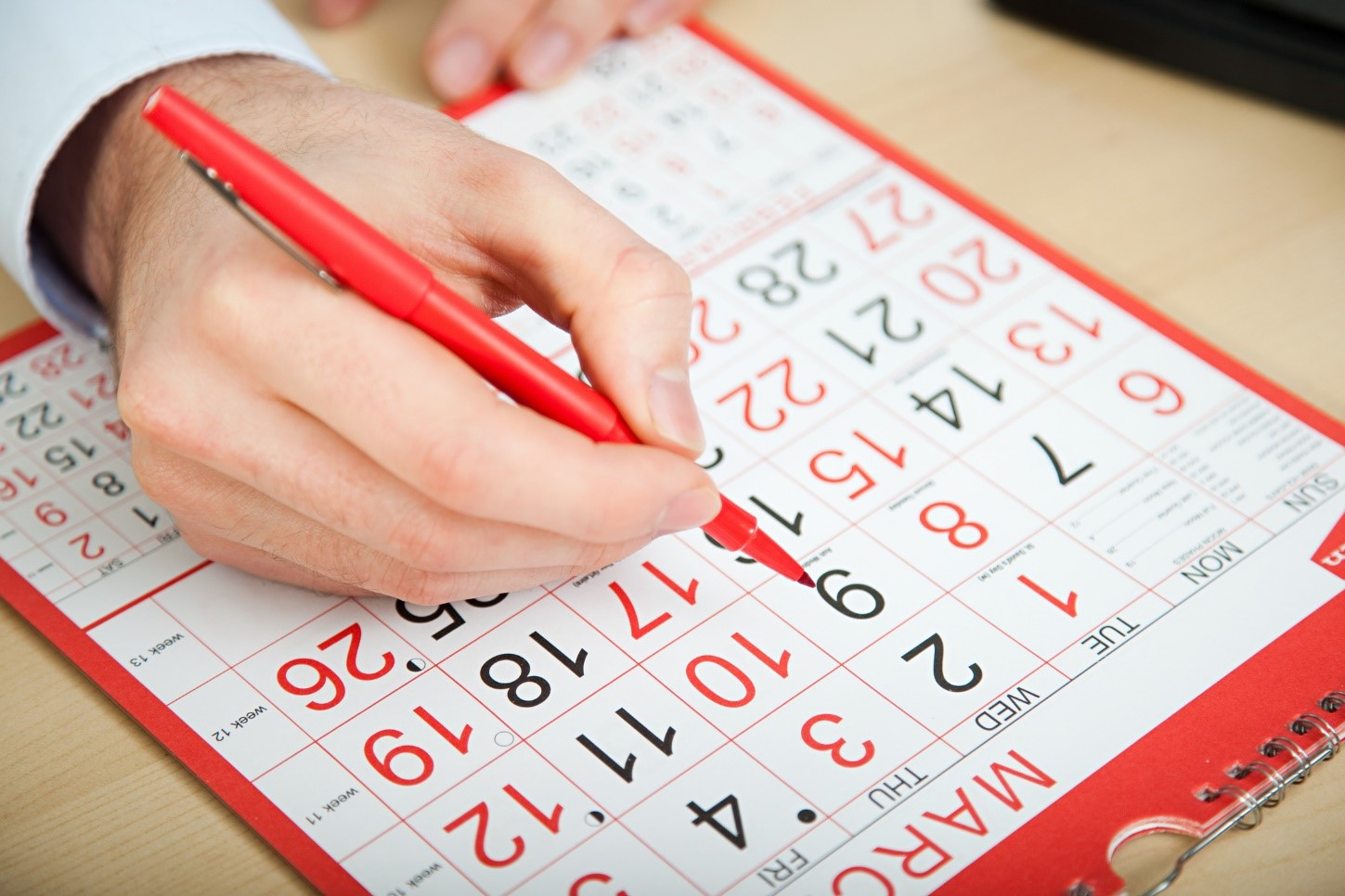 Book flights within working days