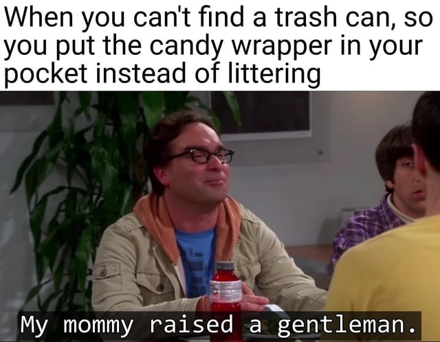 Do not litter the environment
