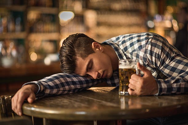 Getting found drunk in a pub or on licenced premises